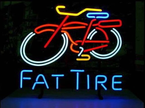 Insegna neon bici bicicletta - insegna,