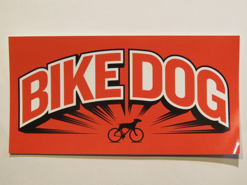 Adesivo birra bike dog - adesivo,